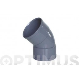 CODO HEMBRA-HEMBRA 45º PVC...