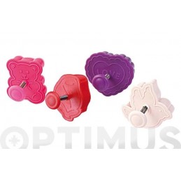 CORTA-GALLETAS (4U) VALENTINE