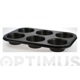MOLDE METAL MUFFINS 6...