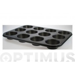 MOLDE METAL MUFFINS 12...