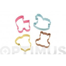CORTAPASTAS BEBE SET 4U