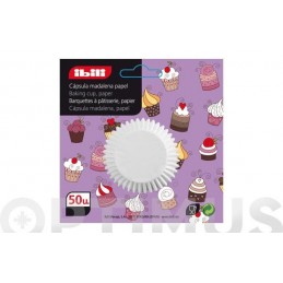 PAPEL MUFFIN BLANCO 50U 7 CM