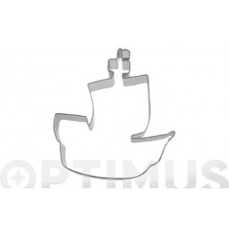 CORTAPASTAS BARCO PIRATA 10 CM