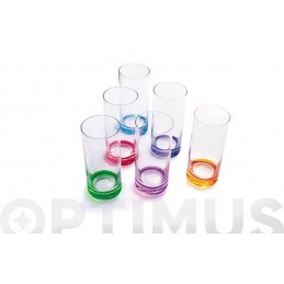 VASO ALTO COLOR FAVORIT 6 UDS