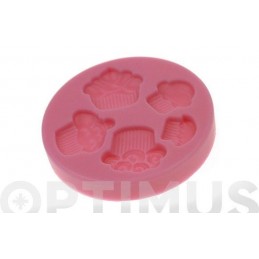 PLANTILLA SILICONA FONDANT...