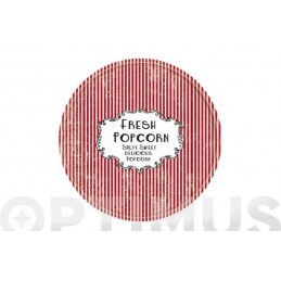 BANDEJA DECORADA POPCORN  30CM