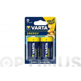 PILA ALCALINA ENERGY LR20D...