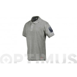 POLO MIMETIZADO GRIS TALLA M