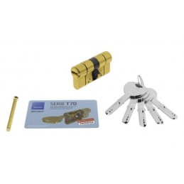 CILINDRO T70 LATON LLAVE...