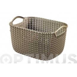 CESTA RECTANGULAR KNIT S...