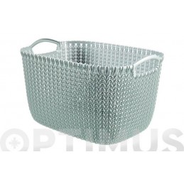 CESTA RECTANGULAR KNIT L...