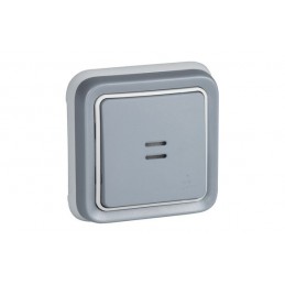 PULSADOR EMPOTRAR GRIS IP55...