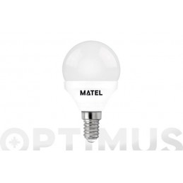 BOMBILLA LED ESFERICA  E14...