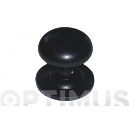 POMO PUERTA 70 MM LISO NEGRO
