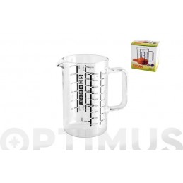 JARRA MEDIDORA VIDRIO  0,6 L
