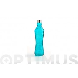 BOTELLA CRISTAL 1 L AZUL...