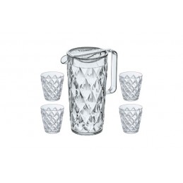 JARRA + 4 VASOS ACRILICO...