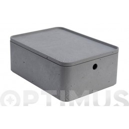 CAJA BETON CUBE L 8,5L GRIS...