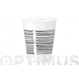 VASO OPAL LINEAS TE 21,5 CL