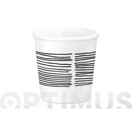 VASO OPAL LINEAS CAFE 9,5 CL