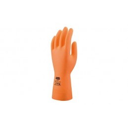 GUANTE LATEX NARANJA...
