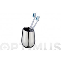 VASO PORTACEPILLO BADI CROMADO