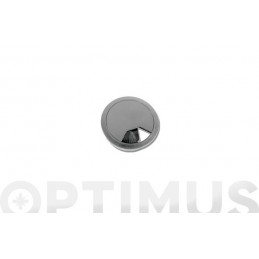 TAPA PASACABLES 60 MM GRIS