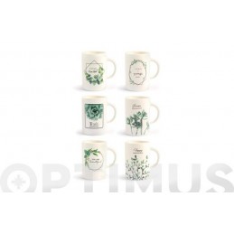 MUG NEW BONE CHINA HOJAS 40...