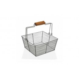 CESTA FRUTERO MULTIUSOS GRIS