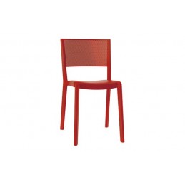 SILLA POLIPROPILENO SPOT ROJO