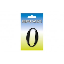 NUMERO LATON 100 MM 0 NEGRO