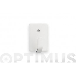 COLGADOR ADHESIVO BLANCO 4 UDS