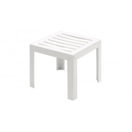 MESA MIAMI BLANCO 40 X 40 CM