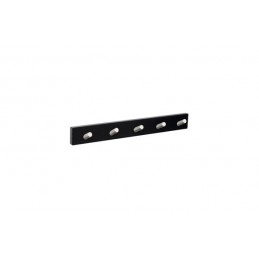 PERCHA PARED MADERA NEGRA 5...