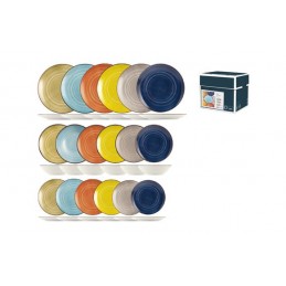VAJILLA 18 PZAS STONEWARE...