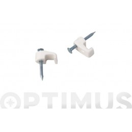 GRAPA PLASTICO CABLE PLANO...