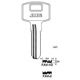 LLAVE SEGURIDAD LATON PUNTOS
