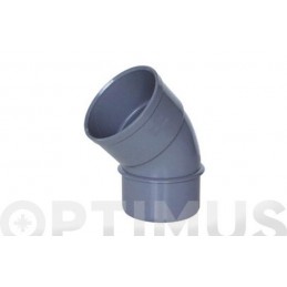 CODO MACHO-HEMBRA 45Âº PVC...
