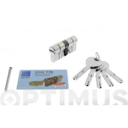 CILINDRO T70 LATON LLAVE...