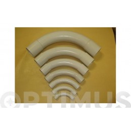 MANGUITO PVC CURVADO 90Âº M-25