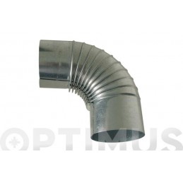 CODO GALVANIZADO CHIMENEA