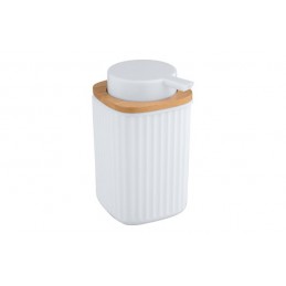DOSIFICADOR JABON BLANCO BAMBU
