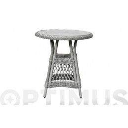 MESA CAFE RATAN REDONDA...