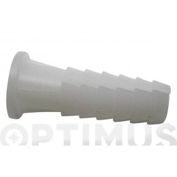 TACO PLASTICO BLANCO 15...