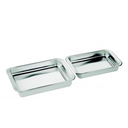 BANDEJA HORNO INOX SET 2 UDS