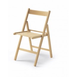 SILLA PLEGABLE DE MADERA HAYA