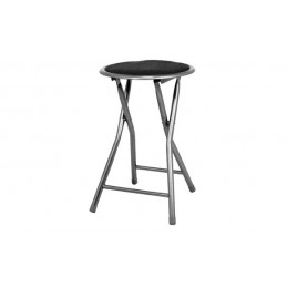 TABURETE PLEGABLE NEGRO