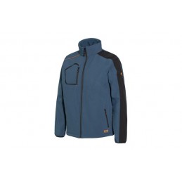 CHAQUETA SOFTSHELL KIND AZUL