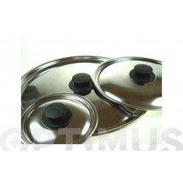TAPA ACERO INOX POMO...