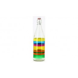 BOTELLA CRISTAL DECORADA